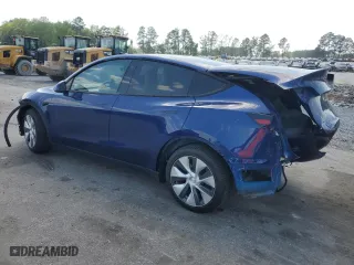 2020 Tesla Model Y Long Range with VIN 5YJYGDEF5LF037702, listed as a Copart auction lot 53794675 with 55,443 mi miles and Clean Title. Bid and sale history available at carsss.com. Image 2.