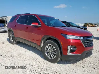2023 Chevrolet Traverse LT Cloth with VIN 1GNERGKWXPJ277286, listed as a Copart auction lot 59326125 with 20,032 mi miles and Salvage title. Bid and sale history available at DreamBid. Image 4.