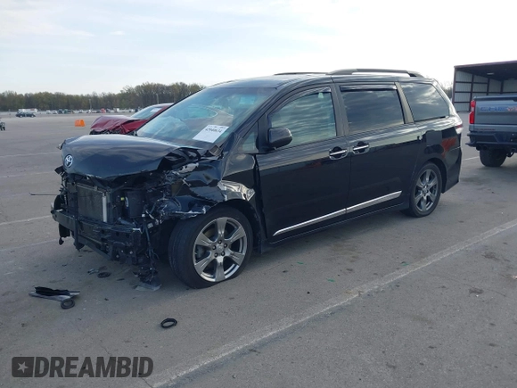 2017 Toyota Sienna SE with VIN 5TDXZ3DC5HS784243, listed as a IAAI auction lot 42040634 with 172,535 mi miles and . Bid and sale history available at DreamBid. Image 18.