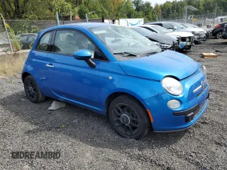 2015 FIAT 500 Pop with VIN 3C3CFFAR0FT582161, listed as a Copart auction lot 71490794 with 88,262 mi miles and Salvage Title. Bid and sale history available at carsss.com. Image 4.