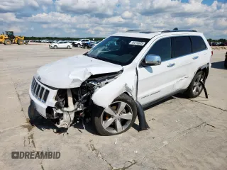 2014 Jeep Grand Cherokee Limited with VIN 1C4RJFBG0EC384966, listed as a Copart auction lot 64216605 with 95,045 mi miles and Salvage title. Bid and sale history available at DreamBid. Image 1.