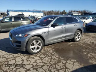2019 Jaguar F-Pace 25t Premium with VIN SADCJ2FX3KA395528, listed as a Copart auction lot 45179255 with 50,232 mi miles and Salvage Title. Bid and sale history available at DreamBid. Image 1.