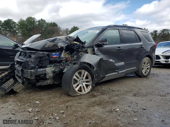 2018 Ford Explorer XLT with VIN 1FM5K8D83JGA90232, listed as a Copart auction lot 52405645 with 0 mi miles and Salvage Title. Bid and sale history available at carsss.com. Image 1.