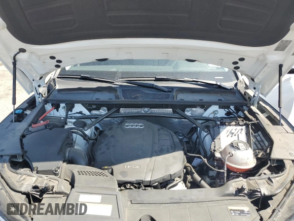 2018 Audi Q5 Premium with VIN WA1ANAFY3J2214117, listed as a Copart auction lot 57158815 with 25,953 mi miles and Salvage title. Bid and sale history available at DreamBid. Image 12.