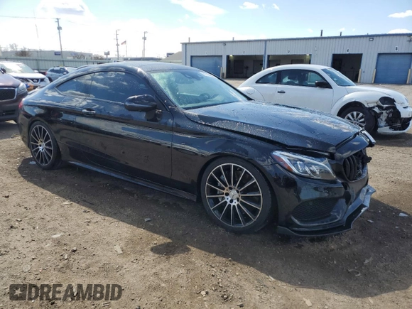 2017 Mercedes-Benz C 43 AMG with VIN WDDWJ6EB0HF499837, listed as a Copart auction lot 50178235 with 89,672 mi miles and Salvage Title. Bid and sale history available at carsss.com. Image 4.