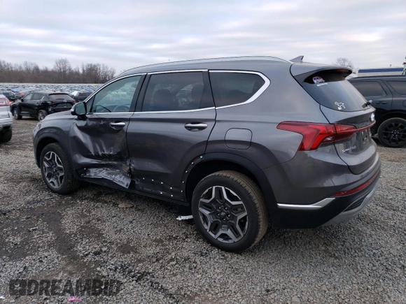 2022 Hyundai Santa Fe Hybrid Limited with VIN KM8S5DA15NU055208, listed as a Copart auction lot 82713493 with 21,041 mi miles. Bid and sale history available at carsss.com. Image 2.