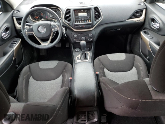 2018 Jeep Cherokee Latitude Tech Connect with VIN 1C4PJMCB3JD601283, listed as a Copart auction lot 51901955 with 83,467 mi miles and Salvage title. Bid and sale history available at DreamBid. Image 8.