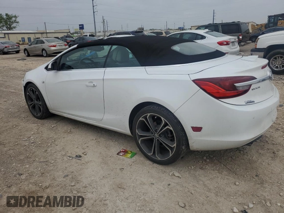 2016 Buick Cascada Premium с VIN W04WT3N54GG040858, выставлен на аукционе Copart как лот 51390205 с пробегом 84 677 миль миль и Списание • Salvage title. История ставок и продаж доступна на DreamBid. Изображение 2.