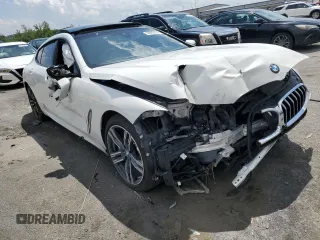 2020 BMW 8 Series 840i with VIN WBAGV4C04LCD73578, listed as a Copart auction lot 52693374 with 0 mi miles. Bid and sale history available at carsss.com. Image 4.