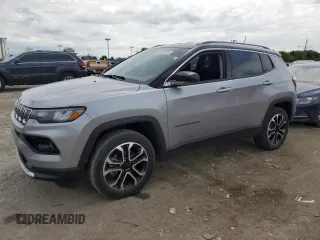 2022 Jeep Compass High Altitude с VIN 3C4NJDCBXNT107378, выставлен на аукционе Copart как лот 56482955 с пробегом 23 811 миль миль и Списание • Salvage title. История ставок и продаж доступна на DreamBid. Изображение 1.
