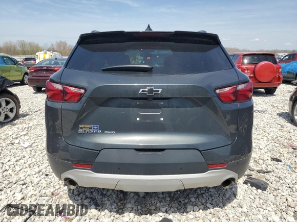 2020 Chevrolet Blazer LT with VIN 3GNKBHRS7LS616854, listed as a Copart auction lot 54380035 with 72,705 mi miles and Non repairable. Bid and sale history available at DreamBid. Image 6.