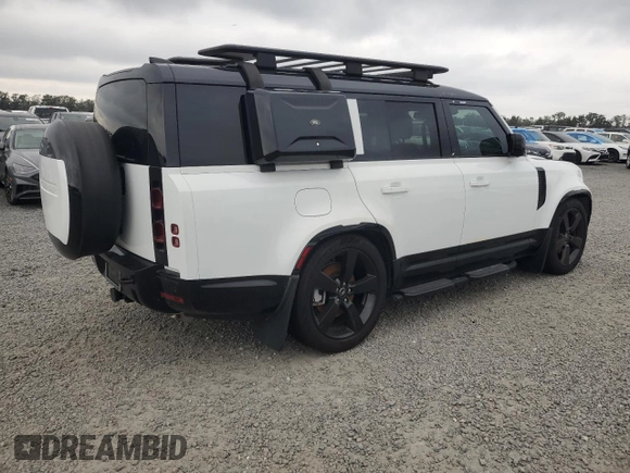 2024 Land Rover Defender X-Dynamic SE z VIN SALE2FEU7R2297275, wystawiony jako Copart lot #76837044 z przebiegiem Nie podano mil oraz Nie do naprawy • Non repairable. Historia ofert i sprzedaży dostępna na DreamBid. Obrazek 3.
