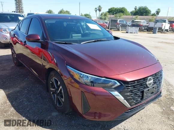 2024 Nissan Sentra SV with VIN 3N1AB8CV9RY379302, listed as a IAAI auction lot 42505057 with 4,839 mi miles and . Bid and sale history available at DreamBid. Image 1.