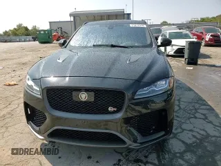 2020 Jaguar F-Pace SVR with VIN SADCZ2EE4LA660094, listed as a Copart auction lot 71012314 with 34,454 mi miles and Salvage Title. Bid and sale history available at DreamBid. Image 14.