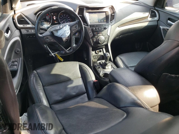 2017 Hyundai Santa Fe Ultimate with VIN 5XYZW4LA0HG483416, listed as a Copart auction lot 51505655 with 140,022 mi miles and Salvage title. Bid and sale history available at DreamBid. Image 8.