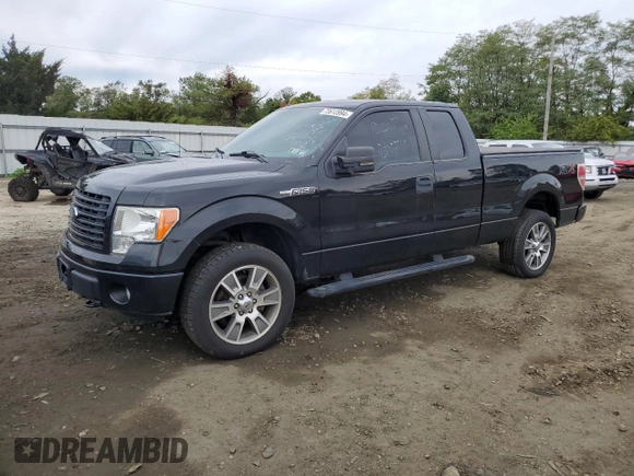 2014 Ford F-150 XL with VIN 1FTFX1EFXEFD02389, listed as a Copart auction lot 73613994 with 151,437 mi miles and Clean Title. Bid and sale history available at carsss.com. Image 1.