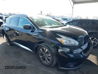 2017 Nissan Murano S z VIN 5N1AZ2MG7HN116402, wystawiony jako IAAI lot #41558286 z przebiegiem 139 829 mil mil oraz . Historia ofert i sprzedaży dostępna na DreamBid. Obrazek 1.