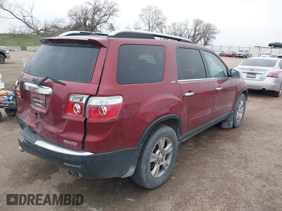 2008 GMC Acadia SLT1 with VIN 1GKEV23778J159734, listed as a IAAI auction lot 42060832 with 144,360 mi miles and . Bid and sale history available at DreamBid. Image 4.
