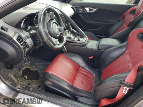 2015 Jaguar F-Type R z VIN SAJWA6DA8FMK19840, wystawiony jako Copart lot #68468183 z przebiegiem 67 743 mil mil oraz . Historia ofert i sprzedaży dostępna na DreamBid. Obrazek 7.