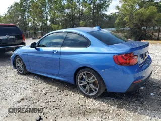 2015 BMW 2 Series M235i with VIN WBA1J7C58FV358750, listed as a Copart auction lot 43540275 with 123,223 mi miles and Salvage Title. Bid and sale history available at carsss.com. Image 2.