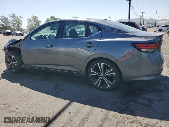 2021 Nissan Sentra SR with VIN 3N1AB8DV0MY311705, listed as a Copart auction lot 52202775 with 24,583 mi miles and Salvage Title. Bid and sale history available at DreamBid. Image 2.