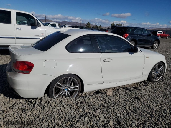 2011 BMW 1 Series 135i with VIN WBAUC9C55BVM10316, listed as a Copart auction lot 80777354 with 54,155 mi miles and Salvage Title. Bid and sale history available at carsss.com. Image 3.