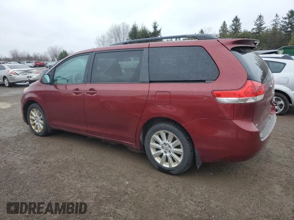 2012 Toyota Sienna LE with VIN 5TDJK3DCXCS035649, listed as a Copart auction lot 51538405 with 235,256 mi miles and Clean Title. Bid and sale history available at carsss.com. Image 2.