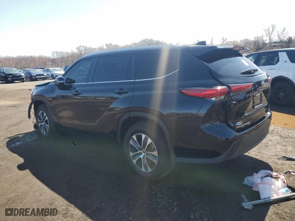 2023 Toyota Highlander L with VIN 5TDKDRBH1PS527010, listed as a Copart auction lot 51454545 with 16,258 mi miles and Salvage Title. Bid and sale history available at carsss.com. Image 2.