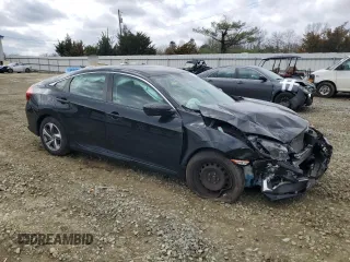 2020 Honda Civic LX with VIN 2HGFC2F67LH564920, listed as a Copart auction lot 51044585 with 42,003 mi miles and Salvage Title. Bid and sale history available at DreamBid. Image 4.