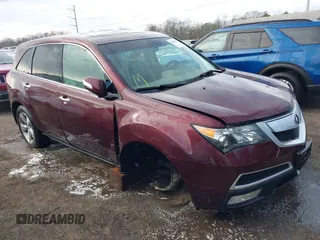 2012 Acura MDX Tech/Entertainment Pkg with VIN 2HNYD2H40CH541442, listed as a IAAI auction lot 41204087 with 188,093 mi miles. Bid and sale history available at carsss.com. Image 1.