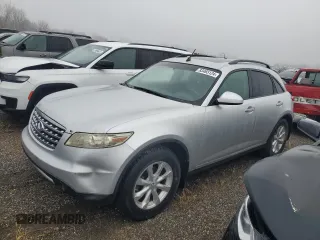 2006 Infiniti FX35 with VIN JNRAS08W86X202415, listed as a Copart auction lot 83465124 with 245,238 mi miles and Clean Title. Bid and sale history available at carsss.com. Image 1.