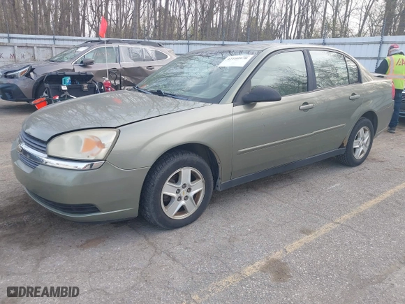 2005 Chevrolet Malibu LS with VIN 1G1ZT52845F275494, listed as a IAAI auction lot 42109970 with 190,460 mi miles. Bid and sale history available at carsss.com. Image 2.