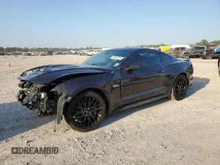2023 Ford Mustang GT with VIN 1FA6P8CF8P5302384, listed as a Copart auction lot 45262815 with 0 mi miles and Salvage Title. Bid and sale history available at carsss.com. Image 1.