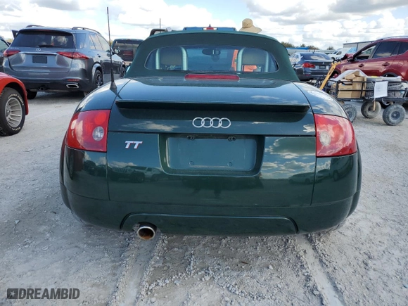 2003 Audi TT with VIN TRUTC28N631009841, listed as a Copart auction lot 78074124 with 0 mi miles and Salvage Title. Bid and sale history available at carsss.com. Image 6.
