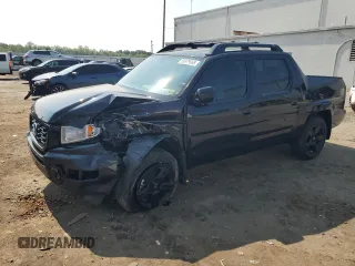 2014 Honda Ridgeline RTL with VIN 5FPYK1F56EB005225, listed as a Copart auction lot 59608665 with 139,166 mi miles and Salvage title. Bid and sale history available at DreamBid. Image 1.