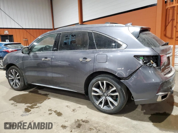 2020 Acura MDX w/Advance Pkg with VIN 5J8YD4H86LL801321, listed as a Copart auction lot 88286965 with 49,110 mi miles and Salvage Title. Bid and sale history available at carsss.com. Image 2.