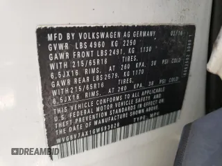 2016 Volkswagen Tiguan R-Line with VIN WVGBV7AX1GW593028, listed as a Copart auction lot 57425084 with Not Provided miles and Salvage Title. Bid and sale history available at DreamBid. Image 13.