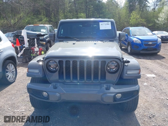 2022 Jeep Gladiator High Altitude with VIN 1C6HJTFG5NL114661, listed as a IAAI auction lot 41771986 with 42,696 mi miles and . Bid and sale history available at DreamBid. Image 12.