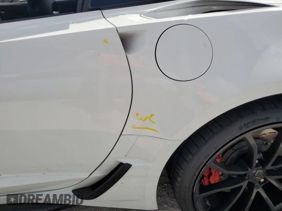 2019 Chevrolet Corvette Grand Sport 1LT with VIN 1G1YW2D72K5124368, listed as a Copart auction lot 77957464 with Not provided miles and Non repairable. Bid and sale history available at DreamBid. Image 12.