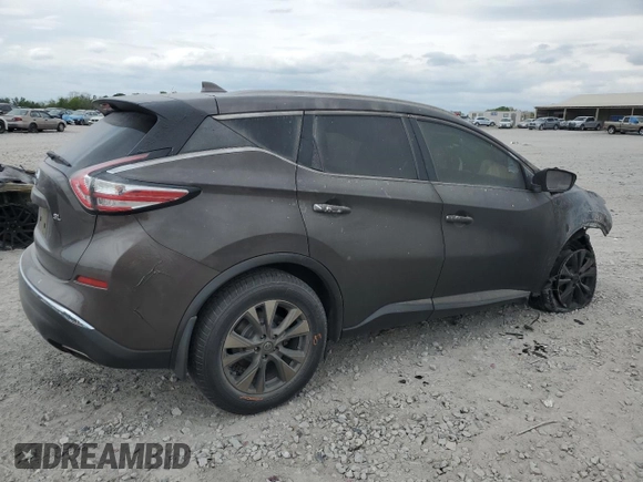 2016 Nissan Murano SL z VIN 5N1AZ2MG2GN141044, wystawiony jako Copart lot #53510865 z przebiegiem Nie podano mil oraz Szkoda całkowita • Salvage title. Historia ofert i sprzedaży dostępna na DreamBid. Obrazek 3.