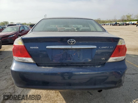 2005 Toyota Camry LE with VIN 4T1BF32K15U105357, listed as a Copart auction lot 53612715 with 166,159 mi miles and Salvage Title. Bid and sale history available at DreamBid. Image 6.