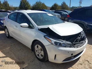 2018 Kia Forte LX with VIN 3KPFL4A73JE181110, listed as a IAAI auction lot 41820802 with 108,011 mi miles. Bid and sale history available at carsss.com. Image 1.