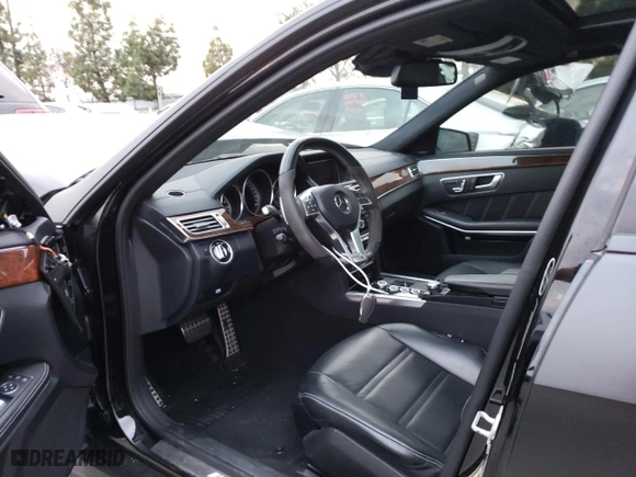 2015 Mercedes-Benz E-Class E 63 AMG S-Model with VIN WDDHF7GB8FB089563, listed as a Copart auction lot 37771133 with 45,258 mi miles. Bid and sale history available at carsss.com. Image 7.