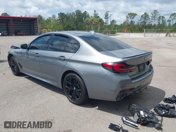 2023 BMW 5 Series 530e with VIN WBA13AG07PCN20158, listed as a IAAI auction lot 42146666 with 31,619 mi miles and . Bid and sale history available at DreamBid. Image 3.