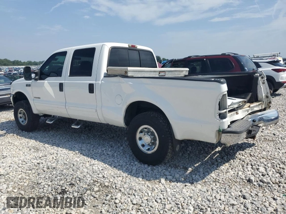 2002 Ford Super Duty F-250 XL with VIN 1FTNW21F72ED29593, listed as a Copart auction lot 68245844 with 301,129 mi miles and Salvage Title. Bid and sale history available at carsss.com. Image 2.