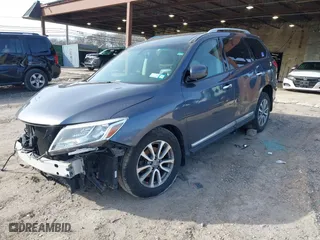2014 Nissan Pathfinder Platinum with VIN 5N1AR2MM6EC604107, listed as a IAAI auction lot 41596835 with 110,125 mi miles. Bid and sale history available at carsss.com. Image 17.