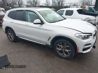 2021 BMW X3 sDrive30i z VIN 5UXTY3C01M9H84842, wystawiony jako IAAI lot #41971344 z przebiegiem 37 126 mil mil oraz . Historia ofert i sprzedaży dostępna na DreamBid. Obrazek 1.