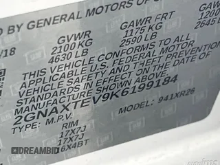 2019 Chevrolet Equinox LT z VIN 2GNAXTEV9K6199184, wystawiony jako IAAI lot #42545110 z przebiegiem 56 143 mil mil oraz . Historia ofert i sprzedaży dostępna na DreamBid. Obrazek 6.