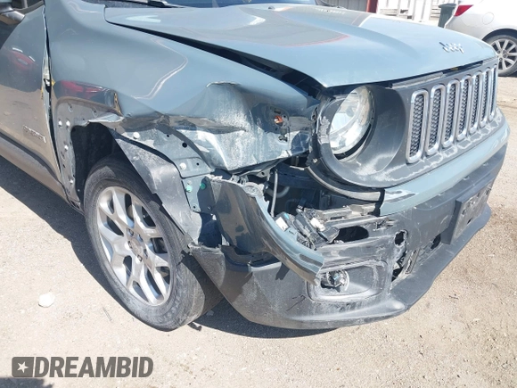 2017 Jeep Renegade Latitude z VIN ZACCJABB5HPG25210, wystawiony jako IAAI lot #42194543 z przebiegiem 115 856 mil mil oraz . Historia ofert i sprzedaży dostępna na DreamBid. Obrazek 6.