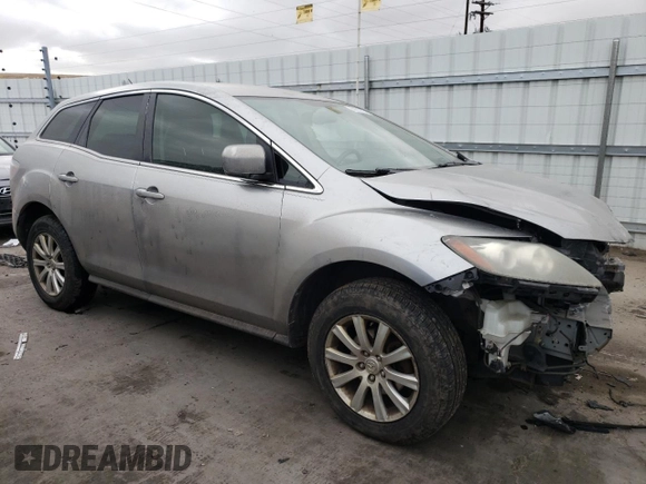 2010 Mazda CX-7 SV with VIN JM3ER2W57A0321844, listed as a Copart auction lot 89023205 with 204,529 mi miles and Salvage Title. Bid and sale history available at carsss.com. Image 4.